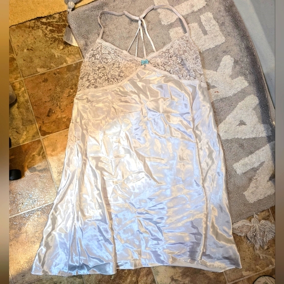 Secret Treasures Other - White Satin Lingerie